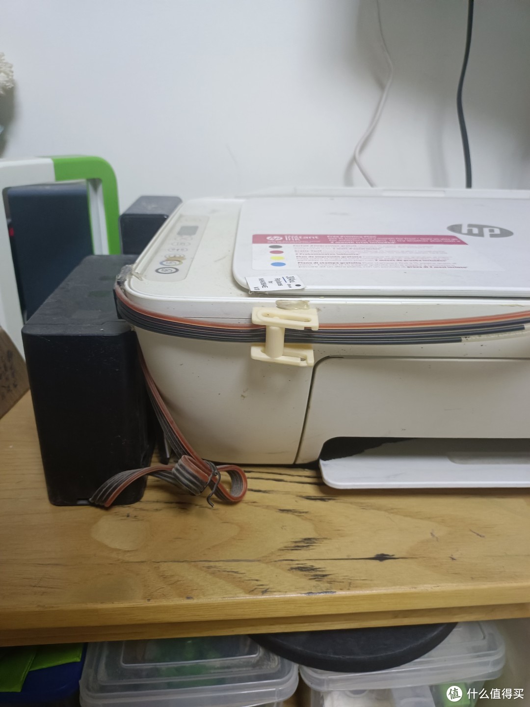 50元,在闲鱼捡到一个7成新,hp喷墨彩色复印打印一体机