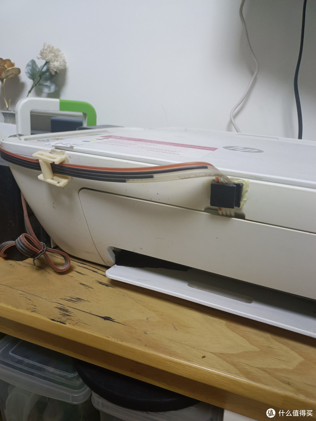 50元，在闲鱼捡到一个7成新，hp喷墨彩色复印打印一体机